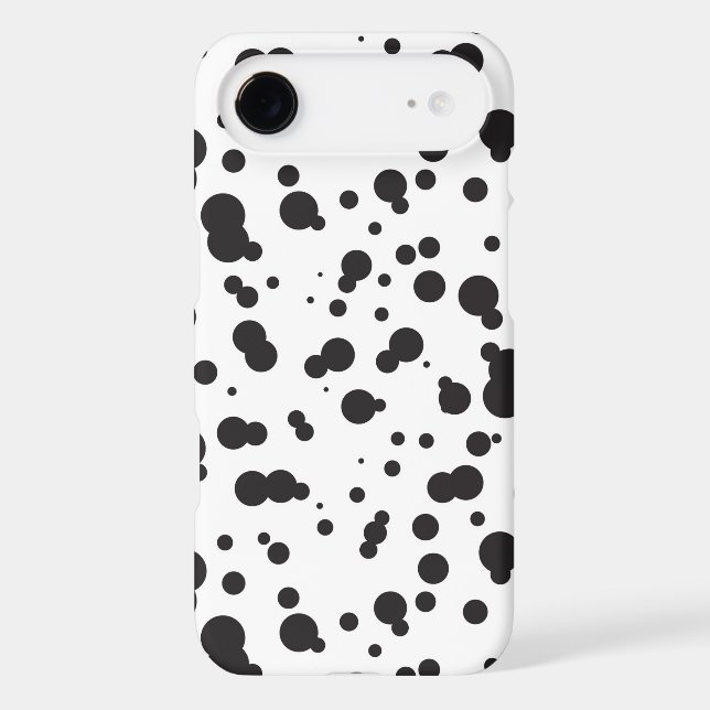 Dalmatine Dots Pattern Case-Mate iPhone Case (Back)