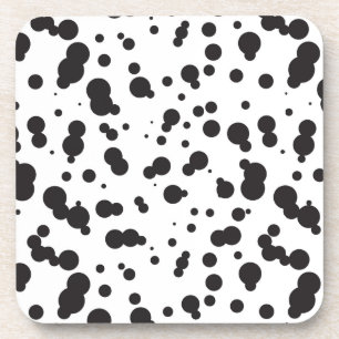 Dalmatine Dots Pattern Coaster