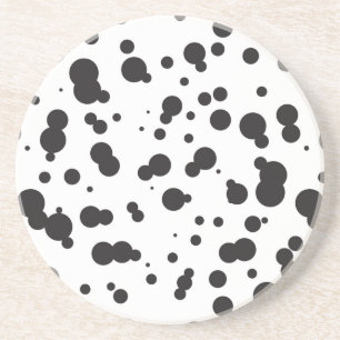 Dalmatine Dots Pattern Coaster
