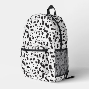 Dalmatine Dots Pattern Printed Backpack