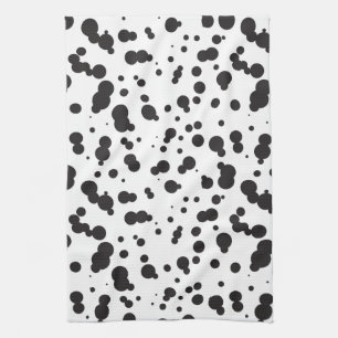 Dalmatine Dots Pattern Tea Towel