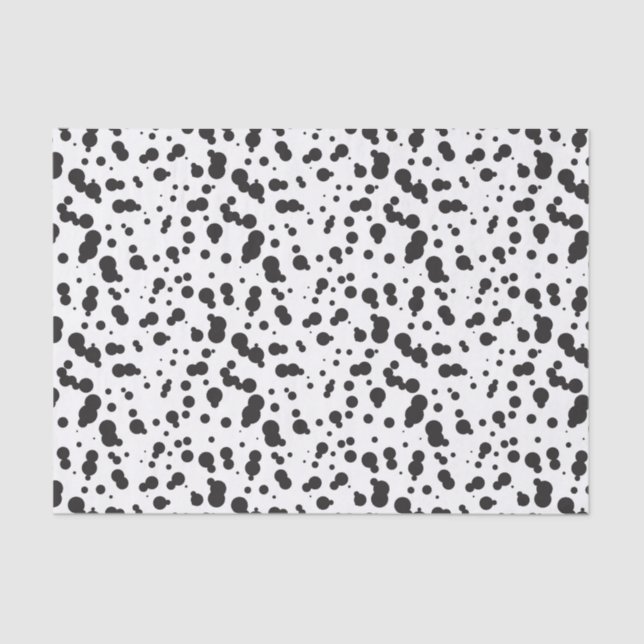 Dalmatine Dots Pattern Tissue Paper (Front)