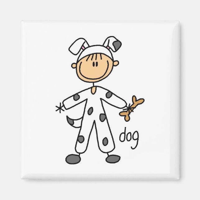 Dalmation Dog Dress Up Tshirts and Gifts Magnet (Front)