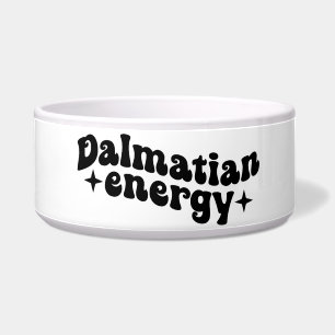 Dalmation Energy Ceramic Dog Bowl 