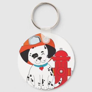 Dalmation Fire Dog Key Ring