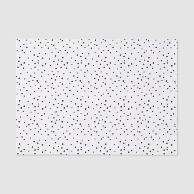 DALMATION IMPERFECT SPOTS cute fun modern minimal Tissue Paper (Front)