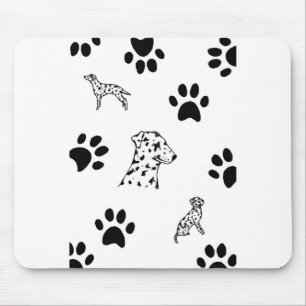 Dalmation puppies paws mouse mat