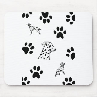 Dalmation puppies paws mouse mat