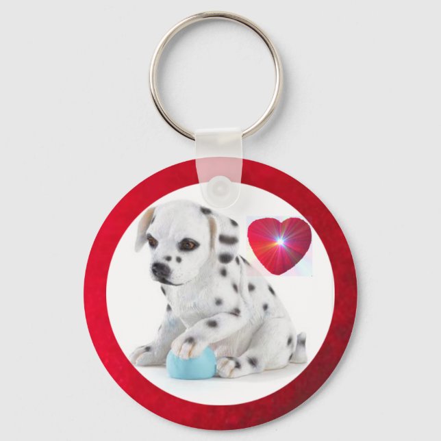 Dalmation Toy Keychain (Front)
