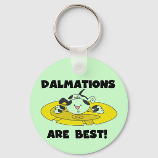 Dalmations Are Best T-shirts and Gifts Key Ring