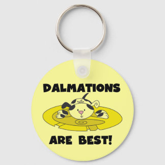 Dalmations Are Best T-shirts and Gifts Key Ring