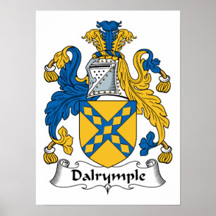 Dalrymple Family Crest Poster