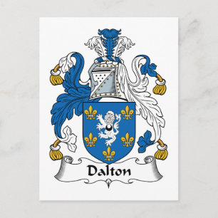 Dalton Family Crest Postcard