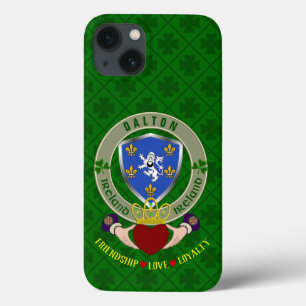 Dalton Irish Shield & Claddagh Personalised      iPhone 13 Case