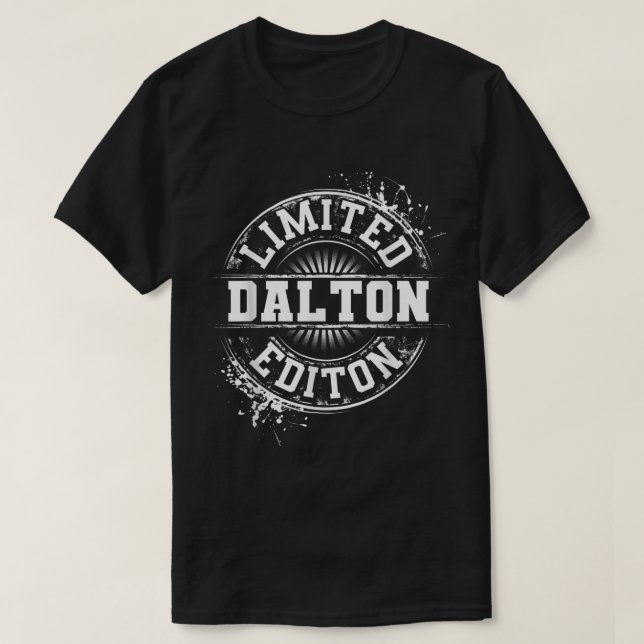 DALTON Limited Edition Funny Personalised Name Jok T-Shirt (Design Front)