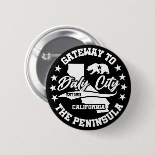 Daly City,California 6 Cm Round Badge