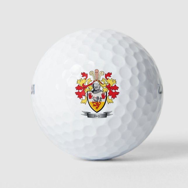 Daly Coat of Arms Golf Balls (Front)