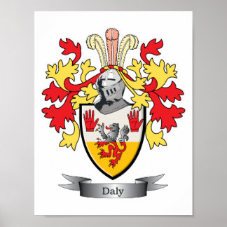 Daly Coat of Arms Poster