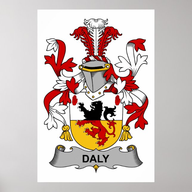 Daly Family Crest Poster (Front)