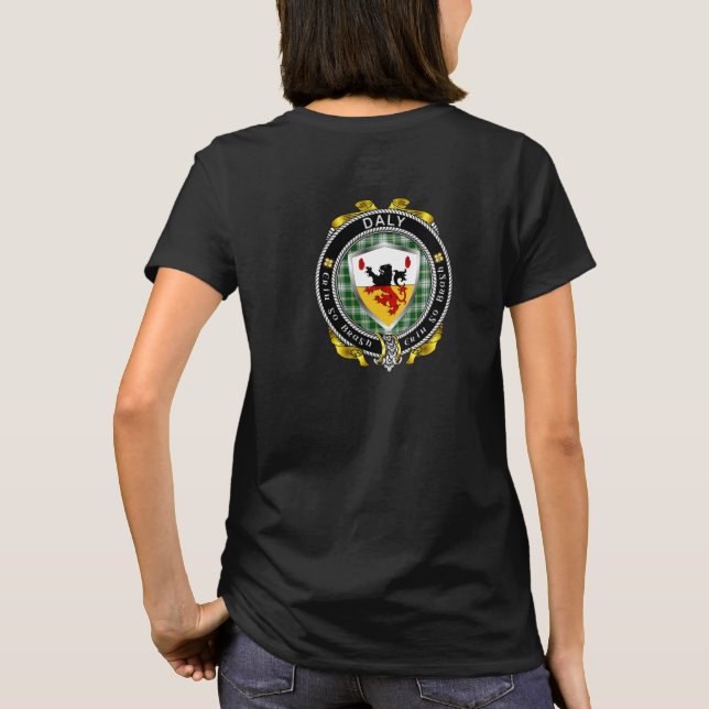 Daly/O'Daly Irish Shield Women'sT-Shirt T-Shirt (Back)