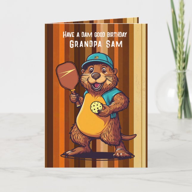 Dam Good Pickleball Holiday Card (Front)
