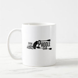 Dam Paddle Club Beaver Logo 11oz coffee cup