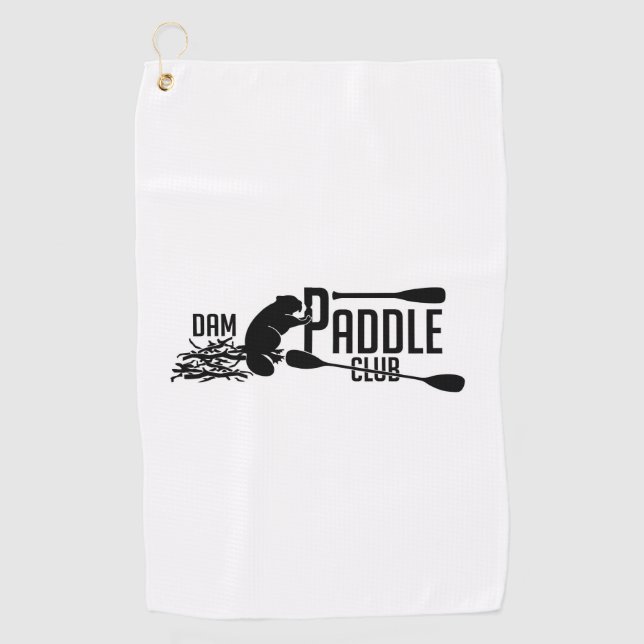 DAM PADDLE CLUB GOLF (CANOE KAYAK) TOWEL (Front)