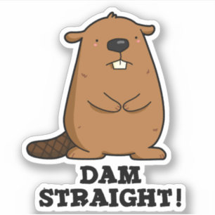 Dam Straight Sassy Beaver Pun