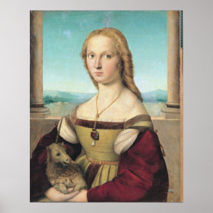 dama col liocorno or Lady with Unicorn Poster