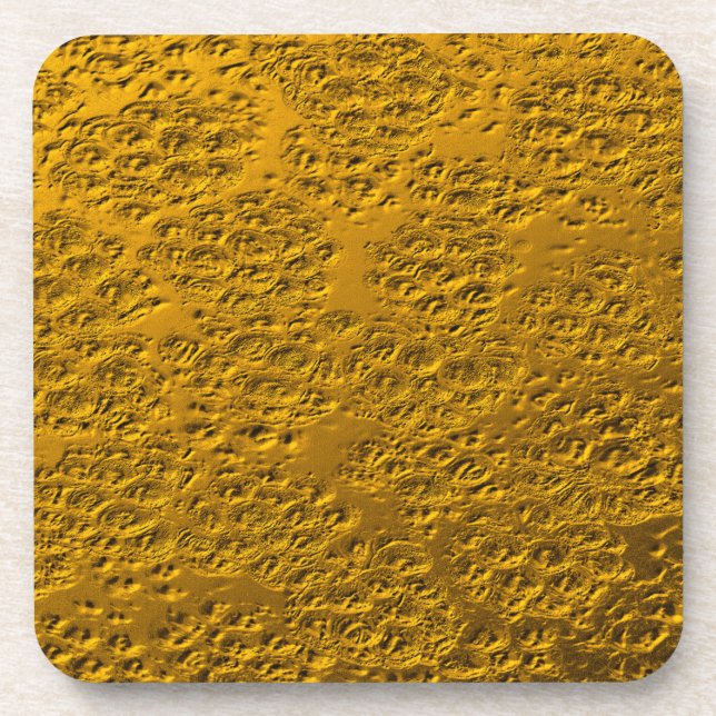 Damaged gold coaster (Front)