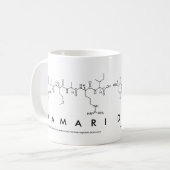 Damari peptide name mug (Front Left)