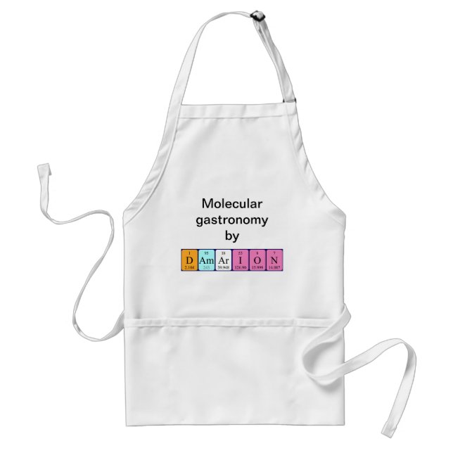 Damarion periodic table name apron (Front)