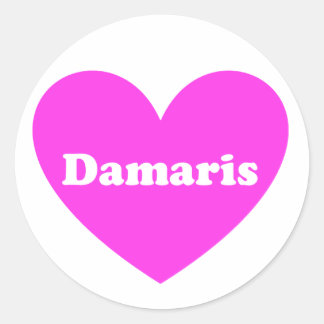 Damaris Classic Round Sticker