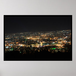 Damascus at night - Syria Poster