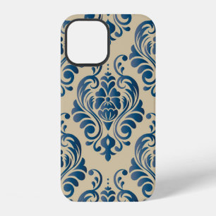 Damascus seamless pattern of floral ornament on be iPhone 12 case