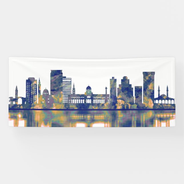 Damascus Skyline Banner (Horizontal)