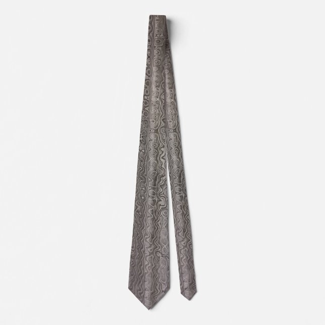 Damascus Steel Tie (Front)