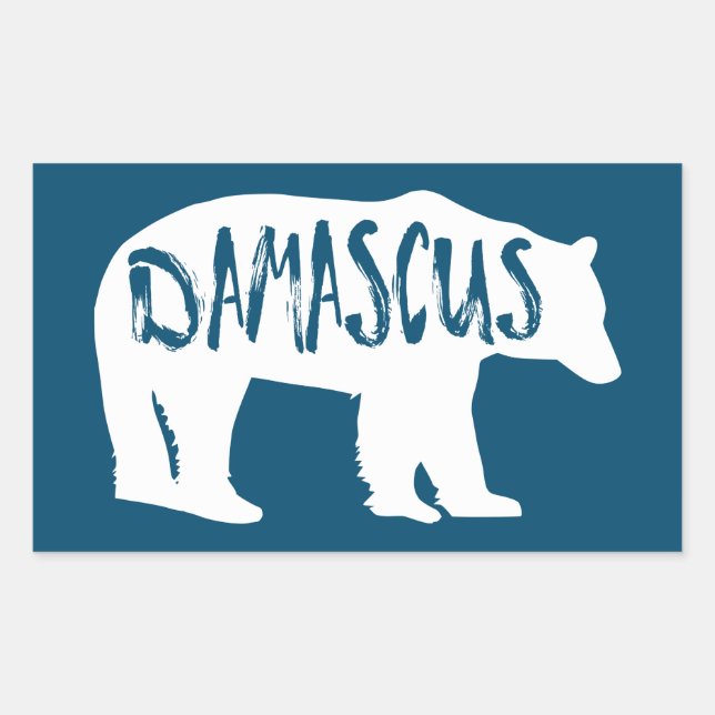 Damascus Virginia Bear Rectangular Sticker (Front)