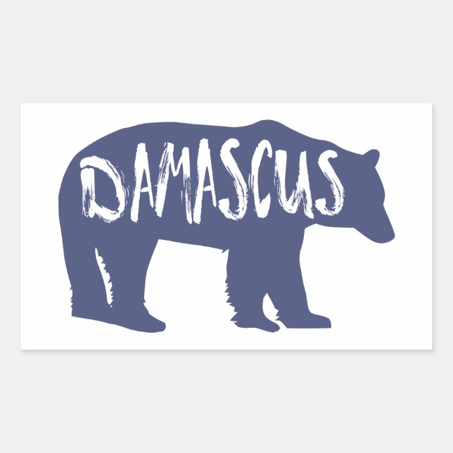 Damascus Virginia Bear Rectangular Sticker (Front)