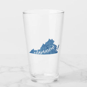 Damascus, Virginia Wood Grain Glass