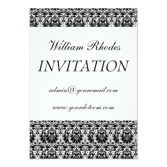 damask 3, Personal Invitation