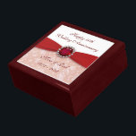 Damask 40th Wedding Anniversary Gift Box<br><div class="desc">A Digitalbcon Images Design featuring a Ruby Red colour and Damask design theme with a variety of custom images, shapes, patterns, styles and fonts in this one-of-a-kind "Ruby Wedding Anniversary" Gift Box. This attractive and elegant design comes complete with custom text lettering to suit your own special occasion and makes...</div>