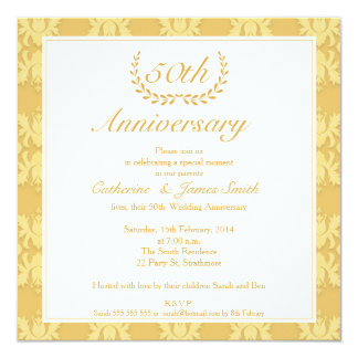  Golden  Anniversary  Invitations  Announcements  Zazzle co uk