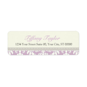 Damask Address Avery Label 3/4" x 2 1/4" "