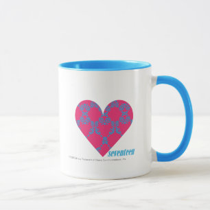 Damask Aqua-Magenta 4 Mug