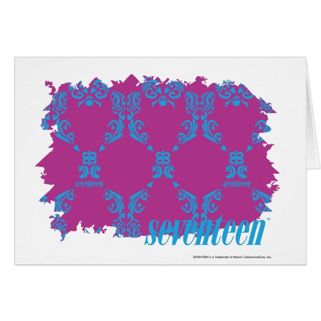 Damask Aqua-Purple 2 (Front Horizontal)