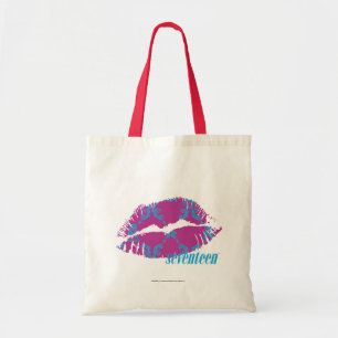 Damask Aqua-Purple Tote Bag