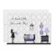 Damask Baby Shower : Purple : Invitation