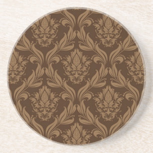 Damask background 2 coaster
