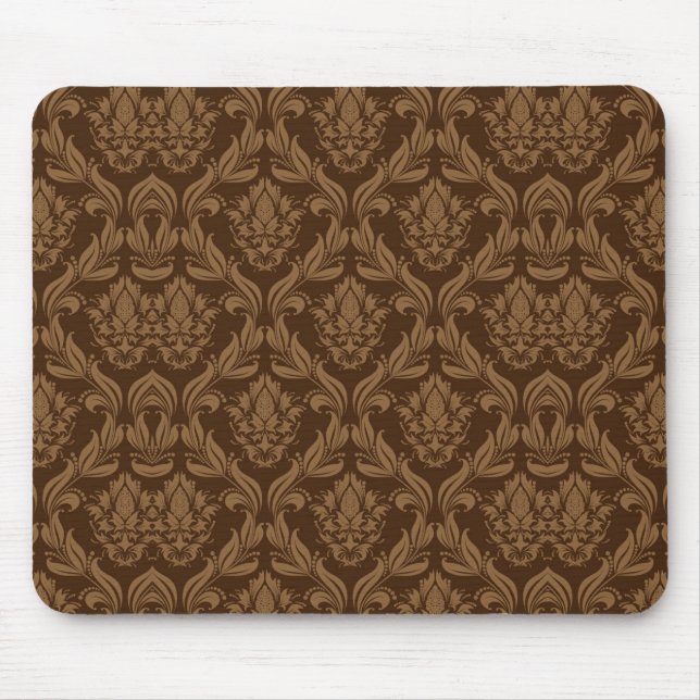 Damask background 2 mouse mat (Front)